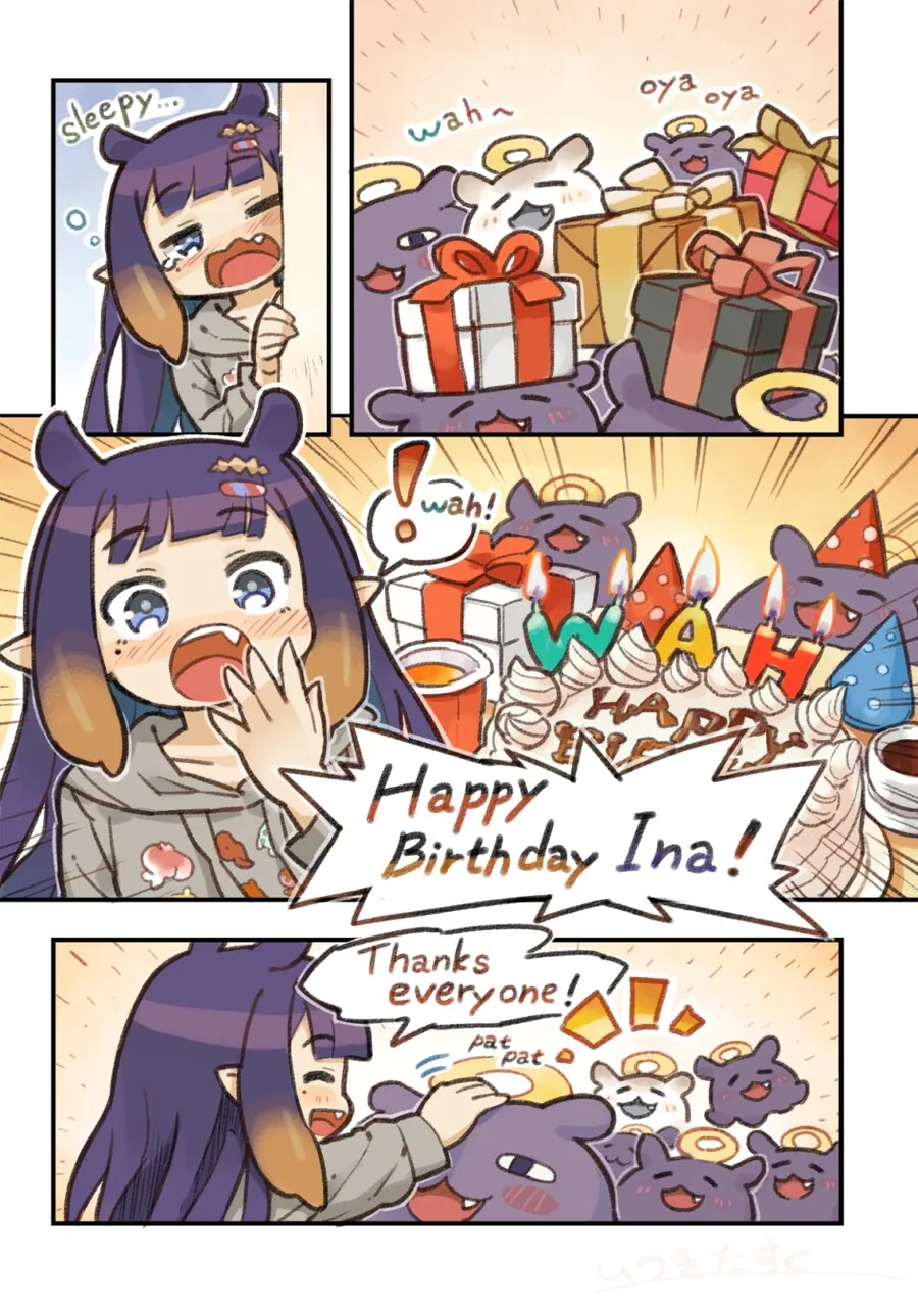 버튜버)이나 생일 축하해주는 타코다치들.jpg 이미지 13