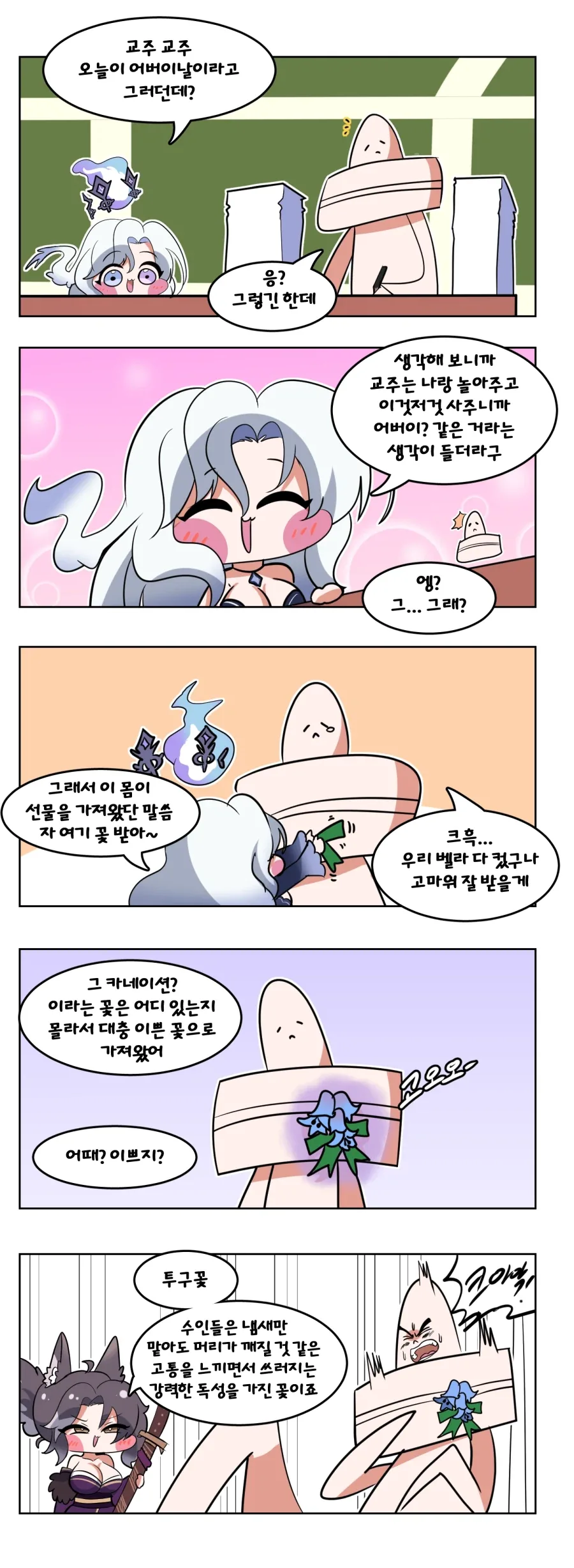 트릭컬)슈로스의 치매 란 아주머니 돌봄만화 이미지 4