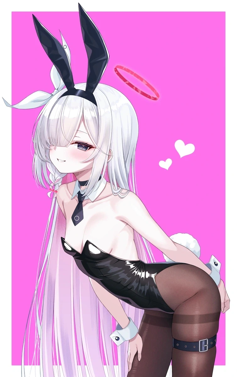 ㅎㅂ) 마스크를 낀 은발 미소녀.manga 이미지 2
