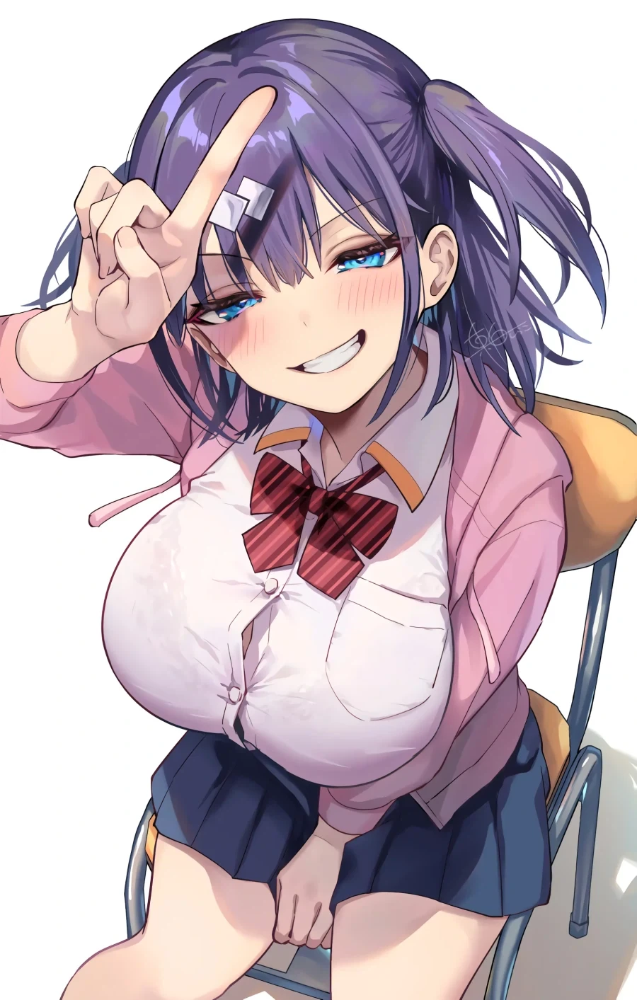 잘생긴 인싸 레즈퀸이 음침녀 후배를 노리는 만화.manga 이미지 6