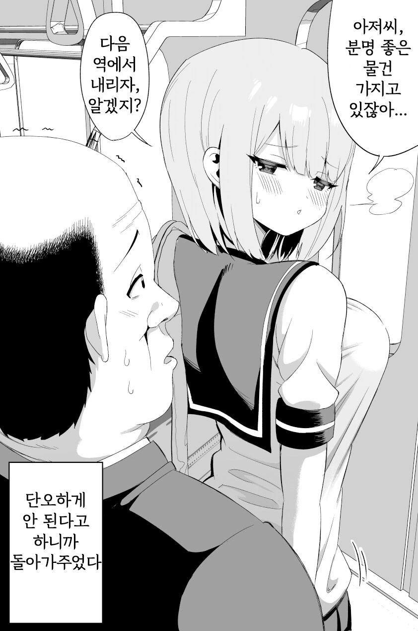 열차에서 치한을 당하는 만화 - 이미지 2