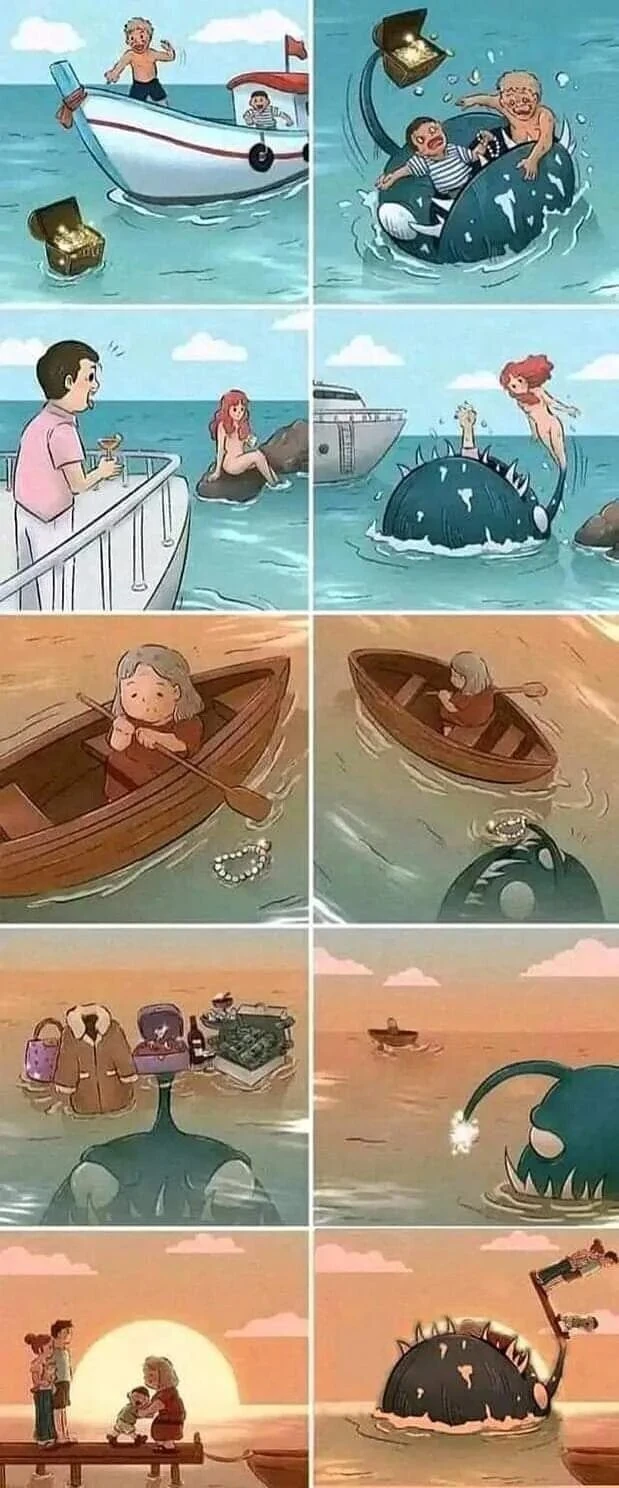 바다에서 눈가리고 수박깨기하다 살인 나는 manga 이미지 24