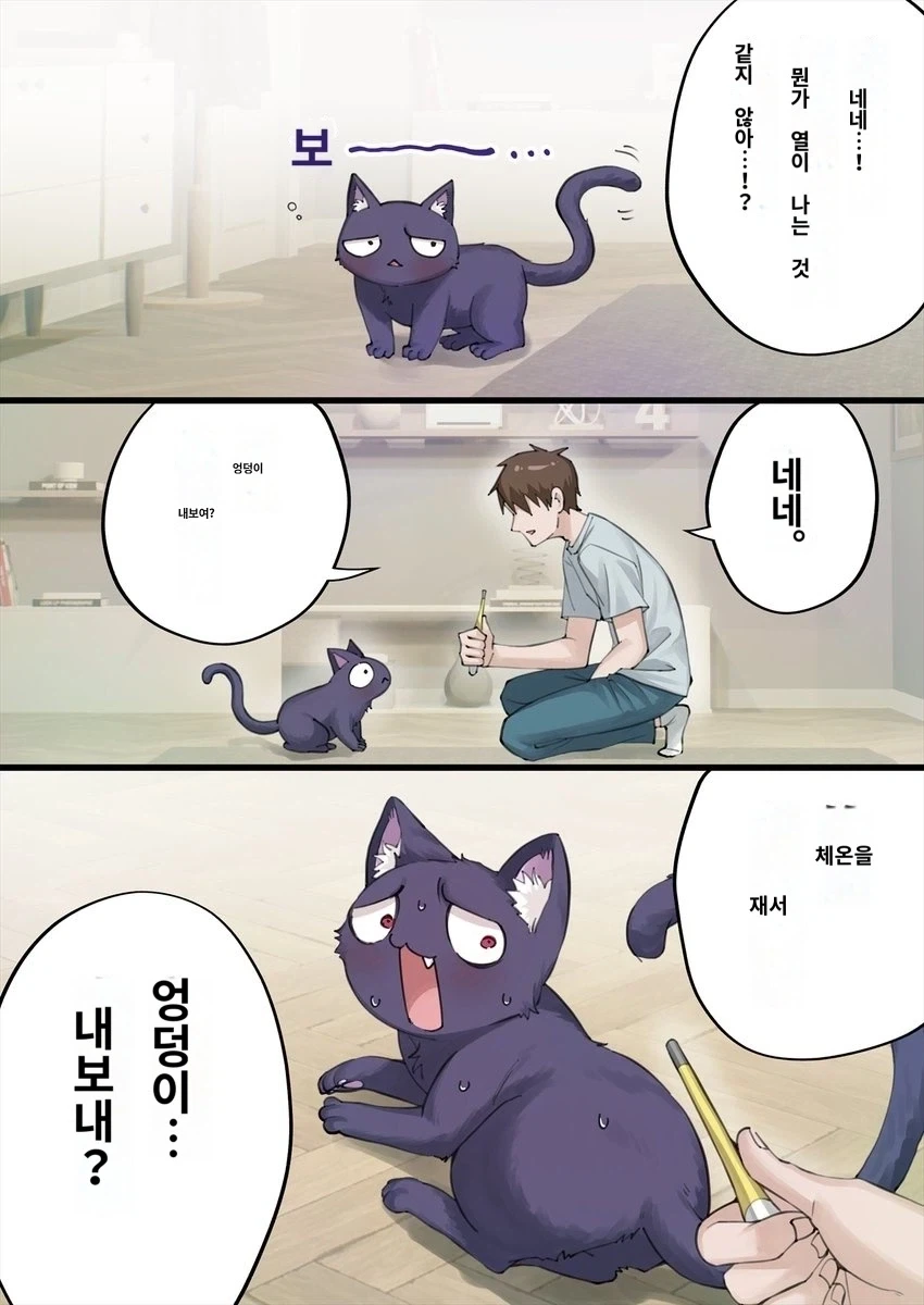 고양이 엉덩이를 막대기로 쑤시는.manhwa_2.webp