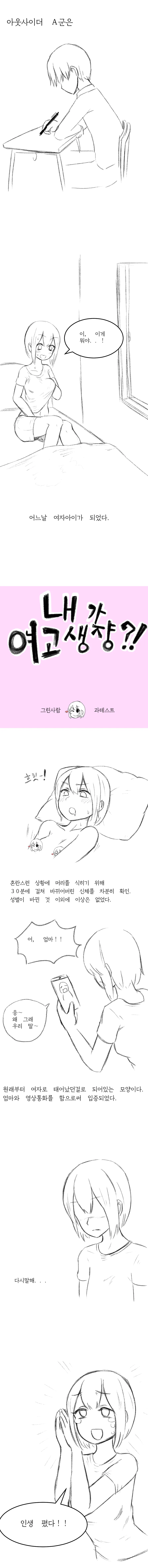 여름이라 무방비해진 TS녀.MANGA 이미지 24