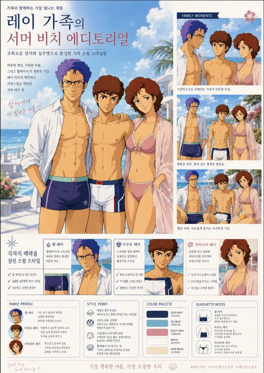 건담)화목한 레이네 가족.ai - 이미지 4