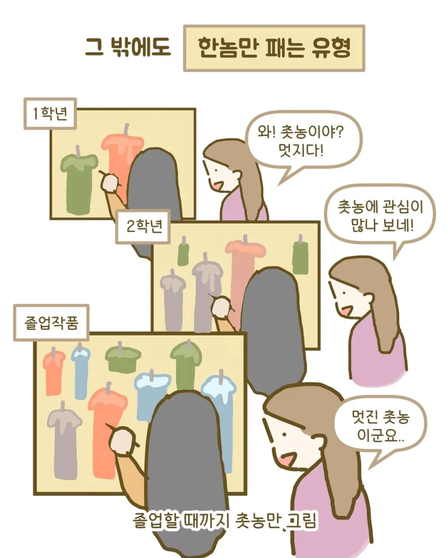 일반인들은 모르는 미대생 특징.manwha - 이미지 8