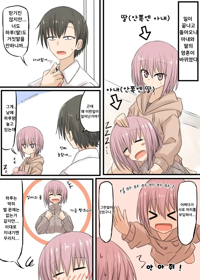 딸과 엄마의 몸이 바뀌어버린.manga 대표 이미지