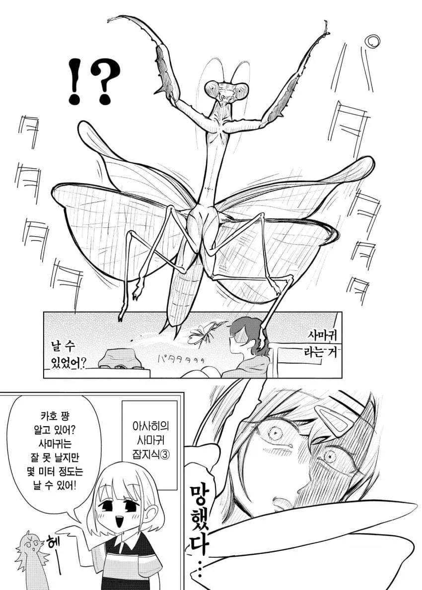 @) 히구치 마도카 vs 사마귀.manga - 이미지 15
