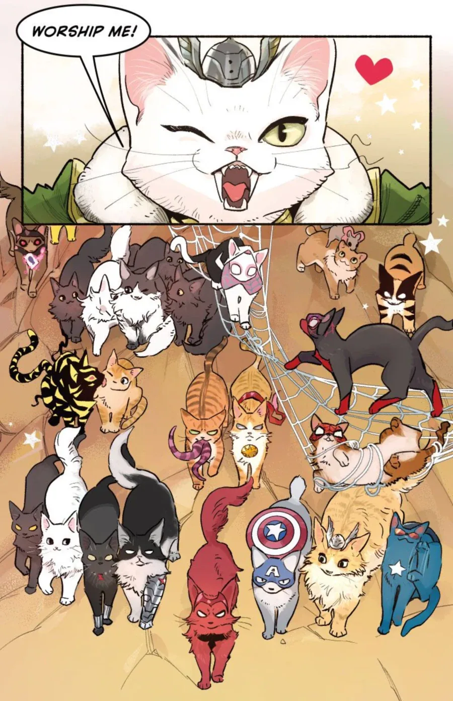 마법가루로 어벤저스를 고양이로 만든.manhwa - 이미지 14