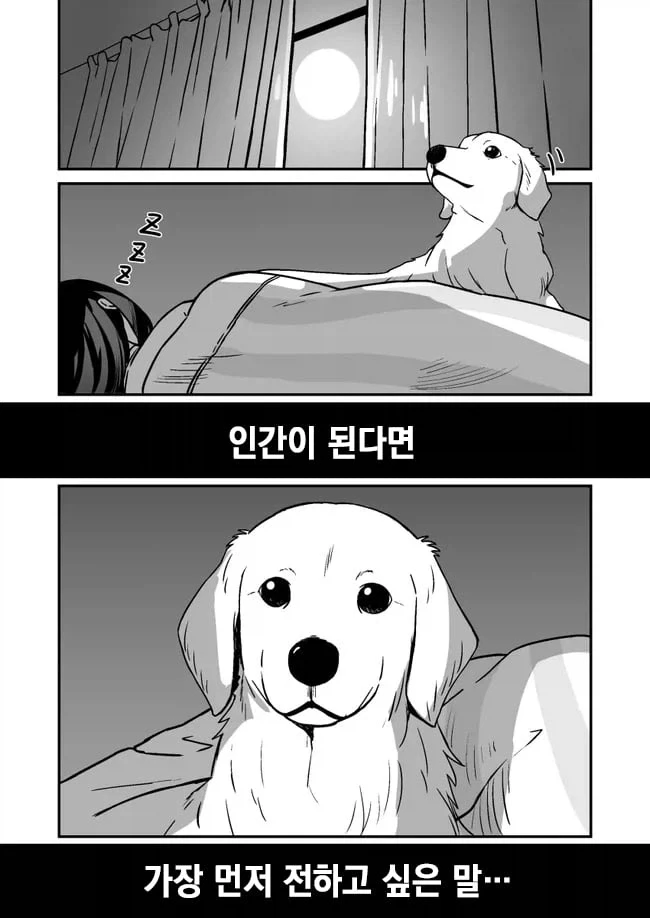 기르던 개가 인간이 된 만화 - 이미지 2
