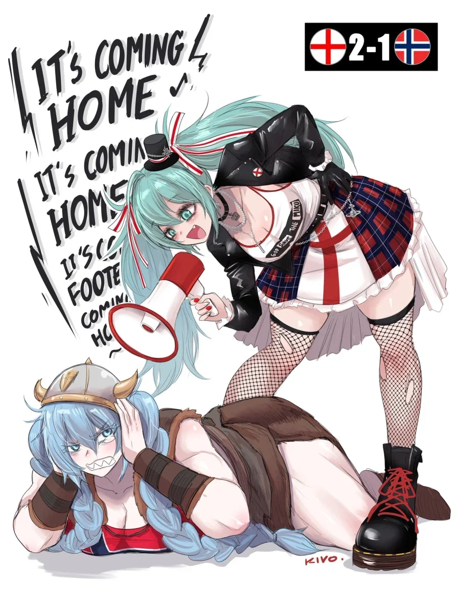 더위참기 내기하는 미쿠.manhwa 이미지 10