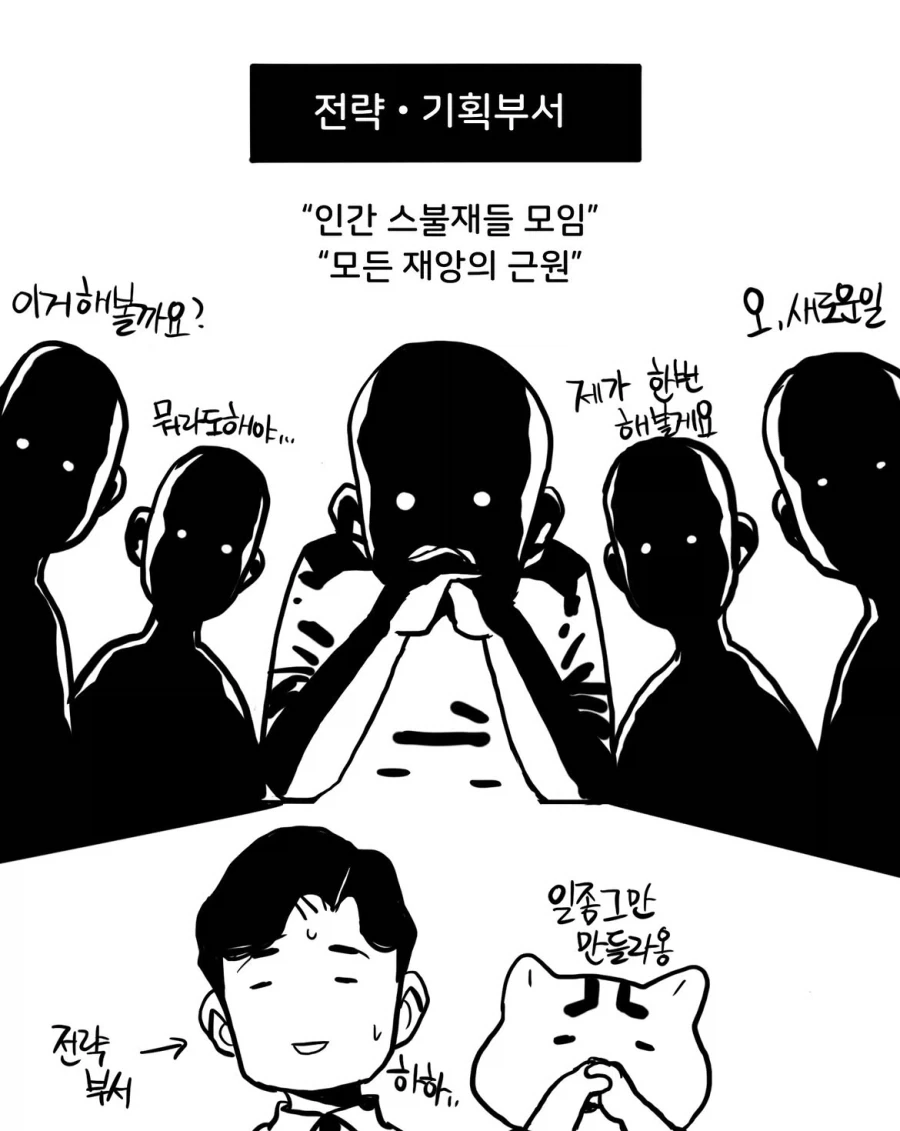 직장 부서를 한 문장으로 설명하기.manwha - 이미지 4