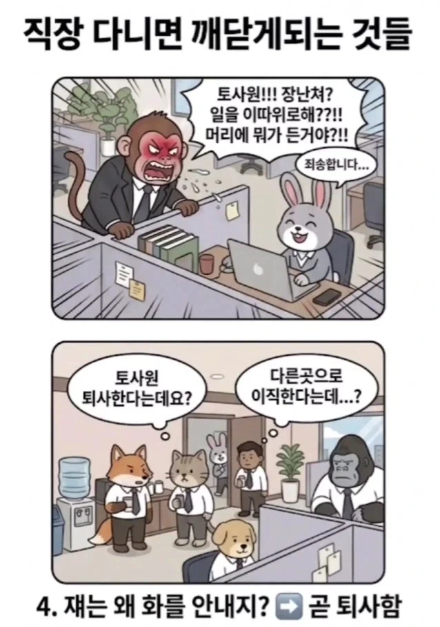 직장 다니면 깨닫게 되는 것들.manwha - 이미지 4