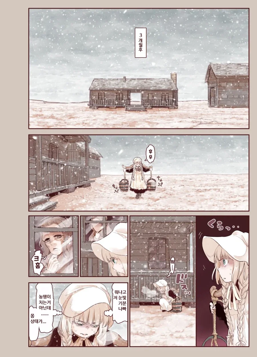 1872년 미국의 화목한 시골집 가족 만화 - 이미지 9