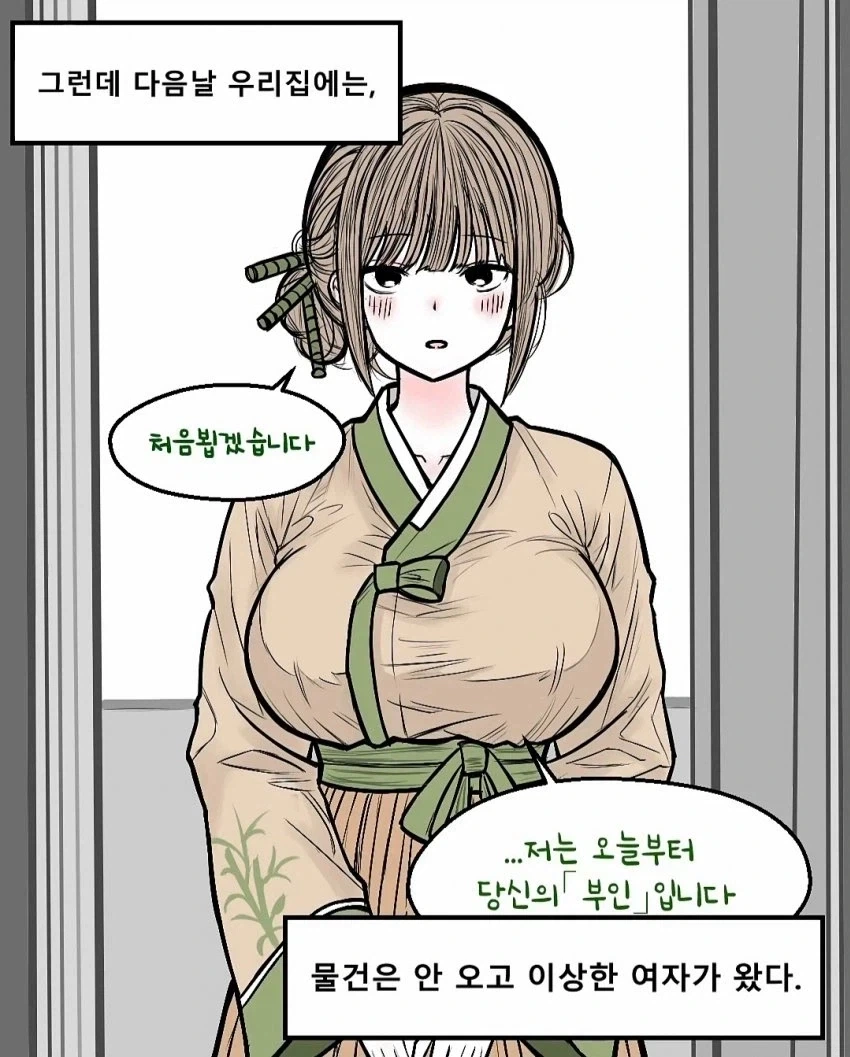더워서 죽부인 사는 만화 - 이미지 2