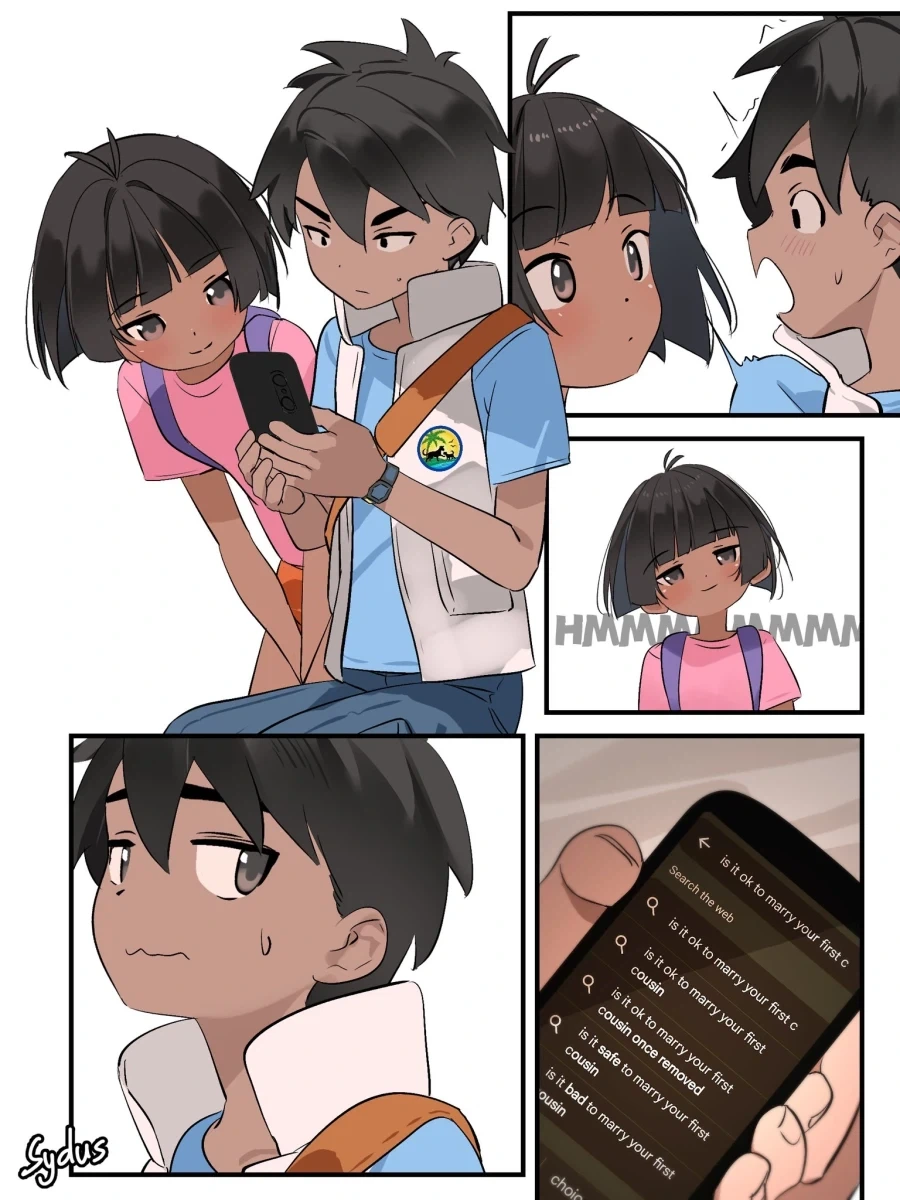 단발머리 사촌 Manhwa - 이미지 2