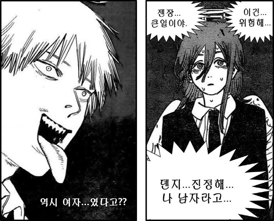 체인소맨) 덴지 이ㅅㄲ 천사의 악마 반찬 삼아서 딸쳐본적 있다 분명 - 이미지 3