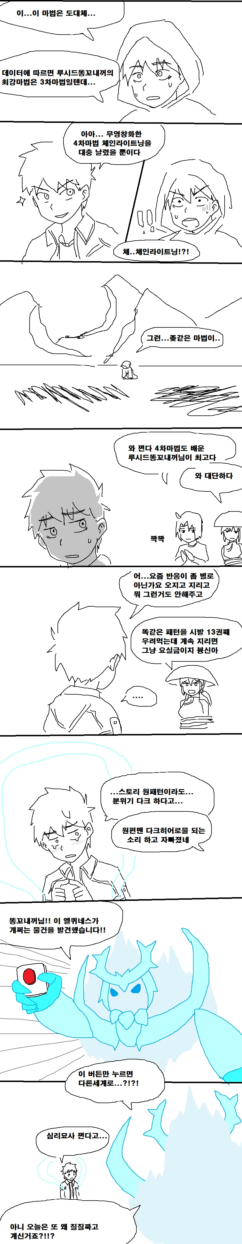 이세계 콰르텟 아인즈vs 아쿠아 넥슨게임 버전.manhwa - 이미지 3