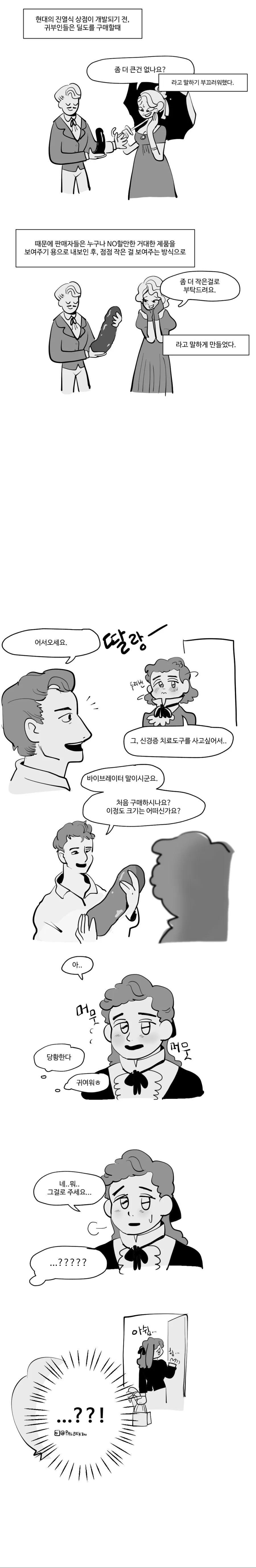 옛 귀부인들이 ㄷㄷ 구입하는 방식.manhwa