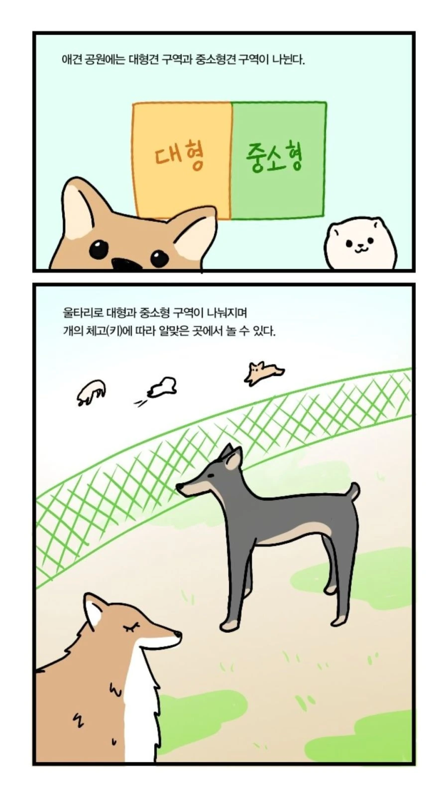 애견 공원 만화.manwha