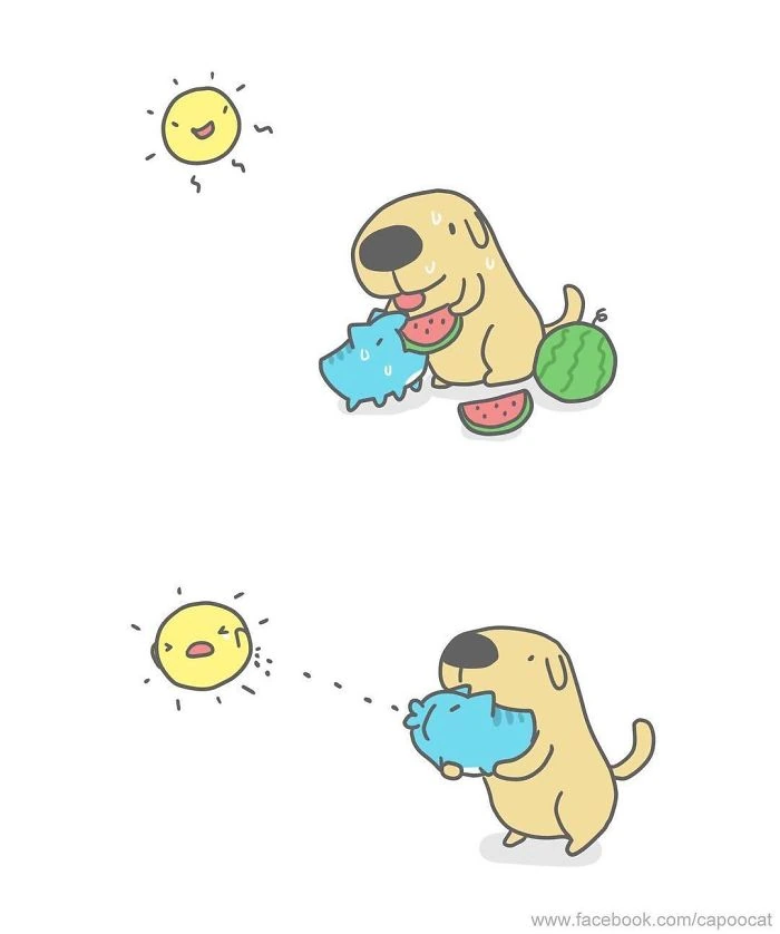 귀여운 고양이 만화.manga - 이미지 2