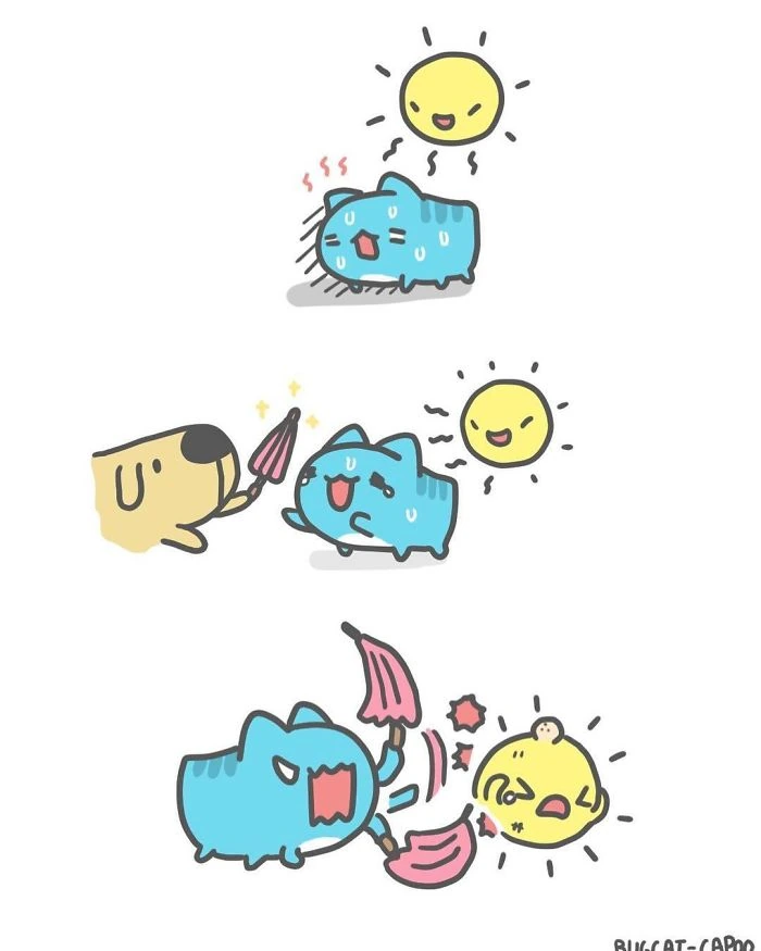 귀여운 고양이 만화.manga - 이미지 6