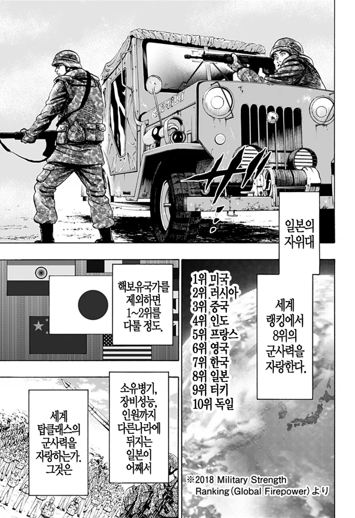 자위대가 강한이유manhwa..