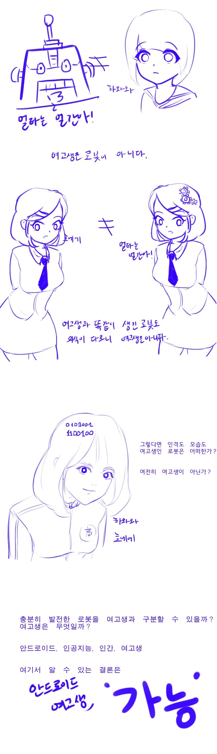 여고생과 안드로이드.manwha