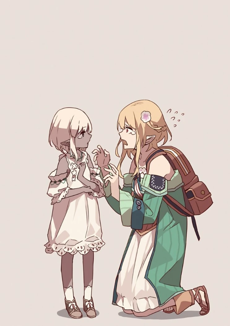 엘프와 다크엘프쨩.Manga - 이미지 3
