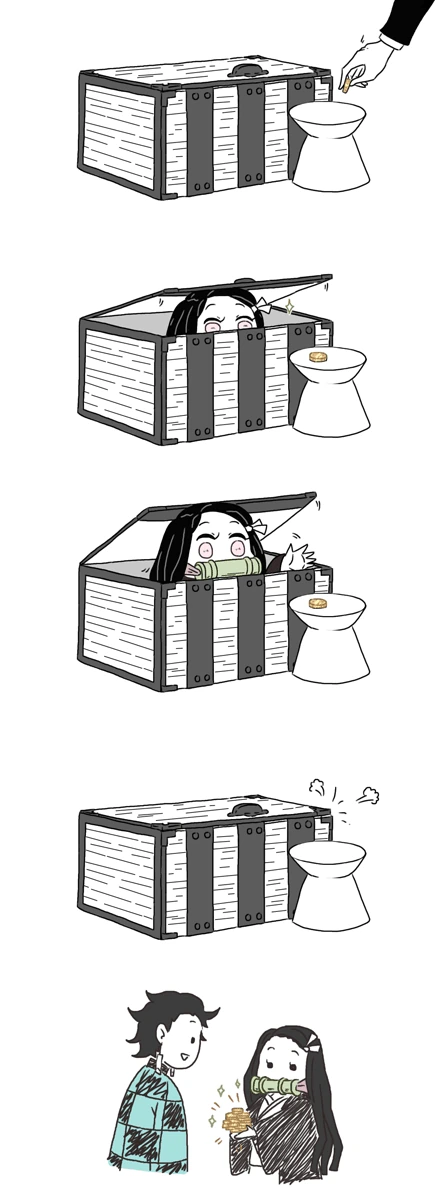 귀멸)네즈코 저금통.manwha