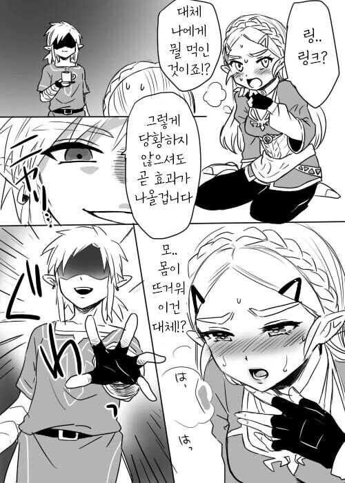 [젤다] 공주에게 약먹이는.manhwa