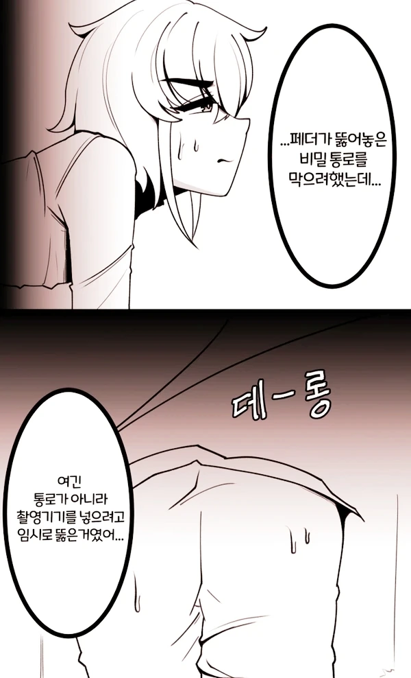 (ㅎㅂ) ㅅㅌ 사령관이 벽에 낀 상태로 발견되는 manga