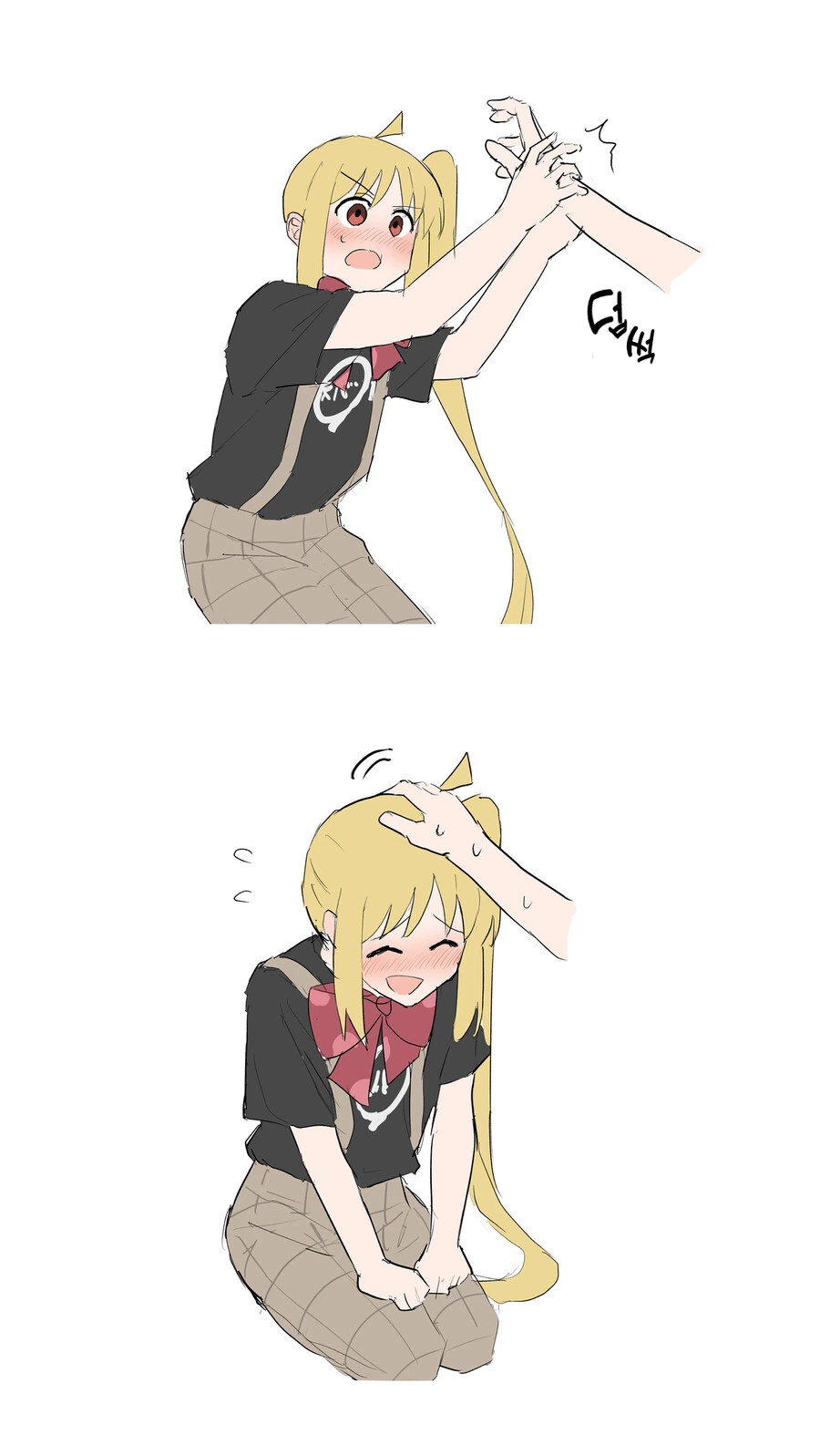 봇치)취한 니치카가 봇치에게 강요하는.manga - 이미지 3