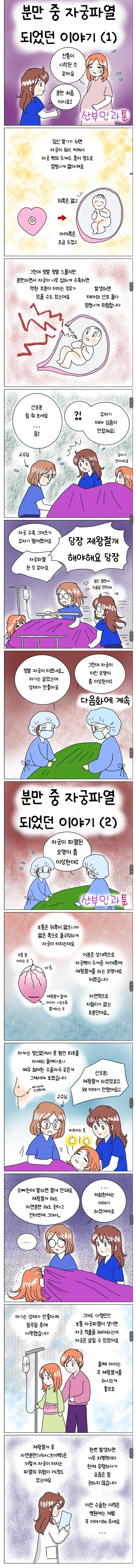출산하지 않으면 못나가는 만화 이미지 18