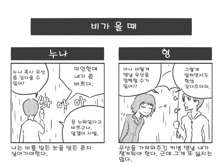 ㅇㅎ)ㄱㅊ물에서 누나랑 형 특.manga