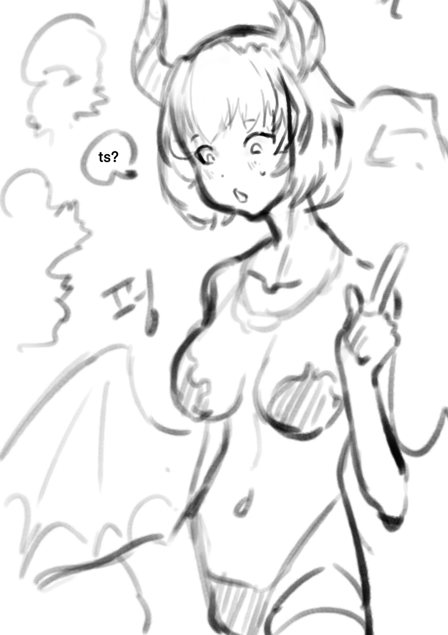 (ㅎㅂ)악마가 넷카마 방송하다 진짜 ts 되는 만화 - 이미지 3