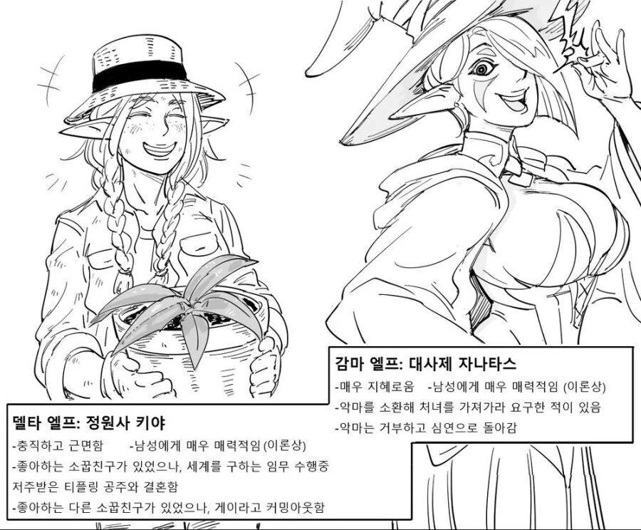 엘프와 여기사가 모두 만년쏠로는 아니었던 만화 - 이미지 2