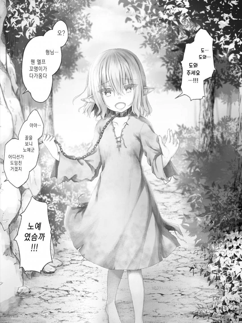 도망친 ㄴㅇ 엘프 만화.manwha