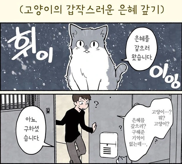 고양이의 은혜 갚기