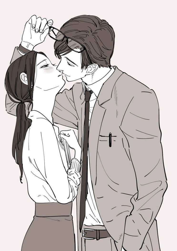 라오) 메리랑 키스하는 만화 이미지 19