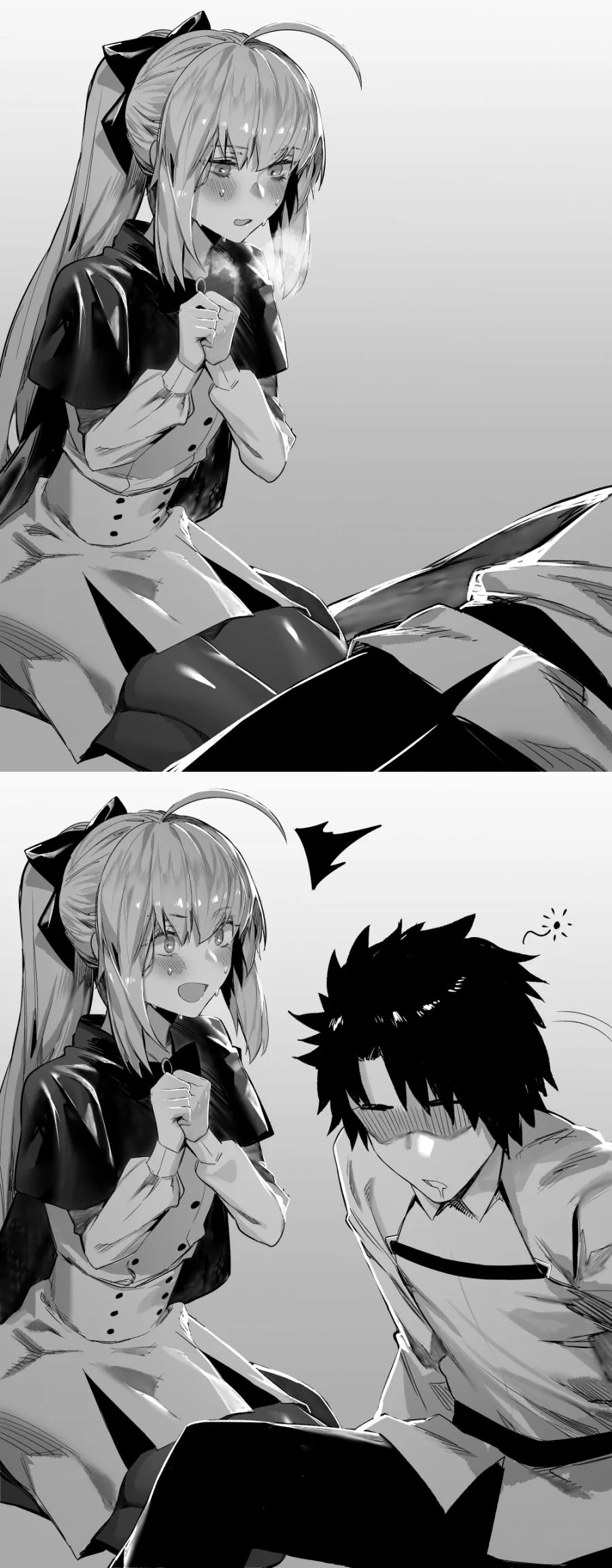 Fgo) ㅅㅅ하지 않으면 못 나가는 방인데 안나가는 만화.manhwa
