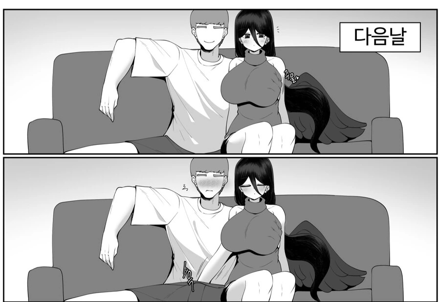 ㅎㅂ)하루종일 찌찌 만지는 만화 - 이미지 3