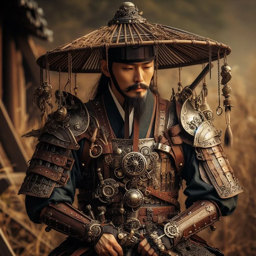 빙 AI) 조선-스팀펑크 나도 몇장 올려봄