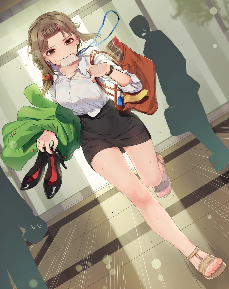 @) 입사후 야근에 찌들어 따뜻해진 치히로씨.manga - 이미지 12