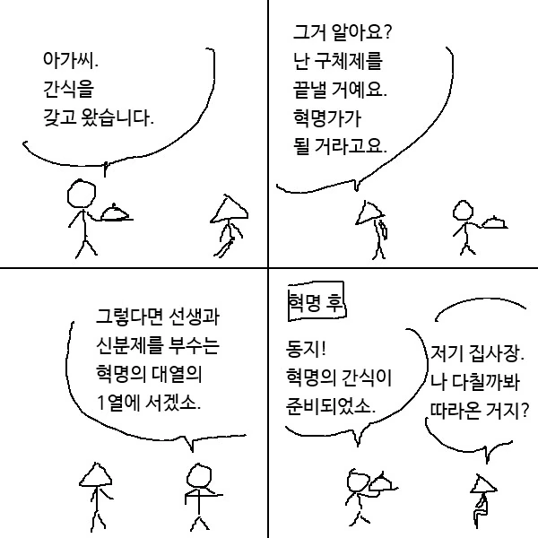 귀족영애가 혁명가가 되려고하는 manhwa