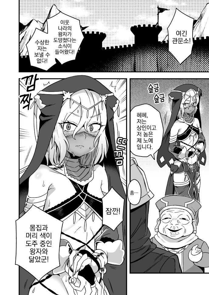 여장, 번역) 왕자님을 조사하는 이야기.manga