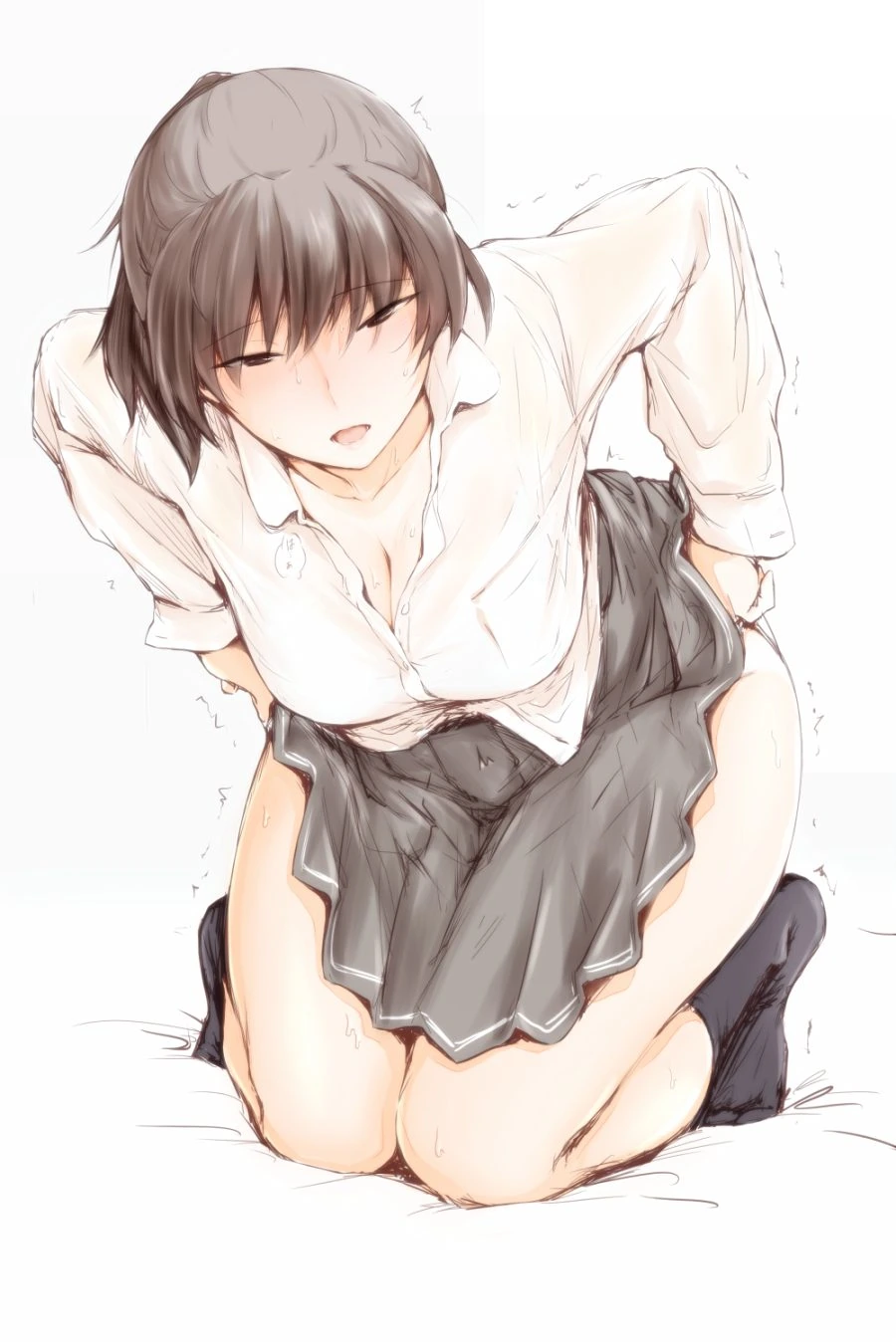 그냥 평범한 교복을 입었을 뿐인 여고생.manga - 이미지 3