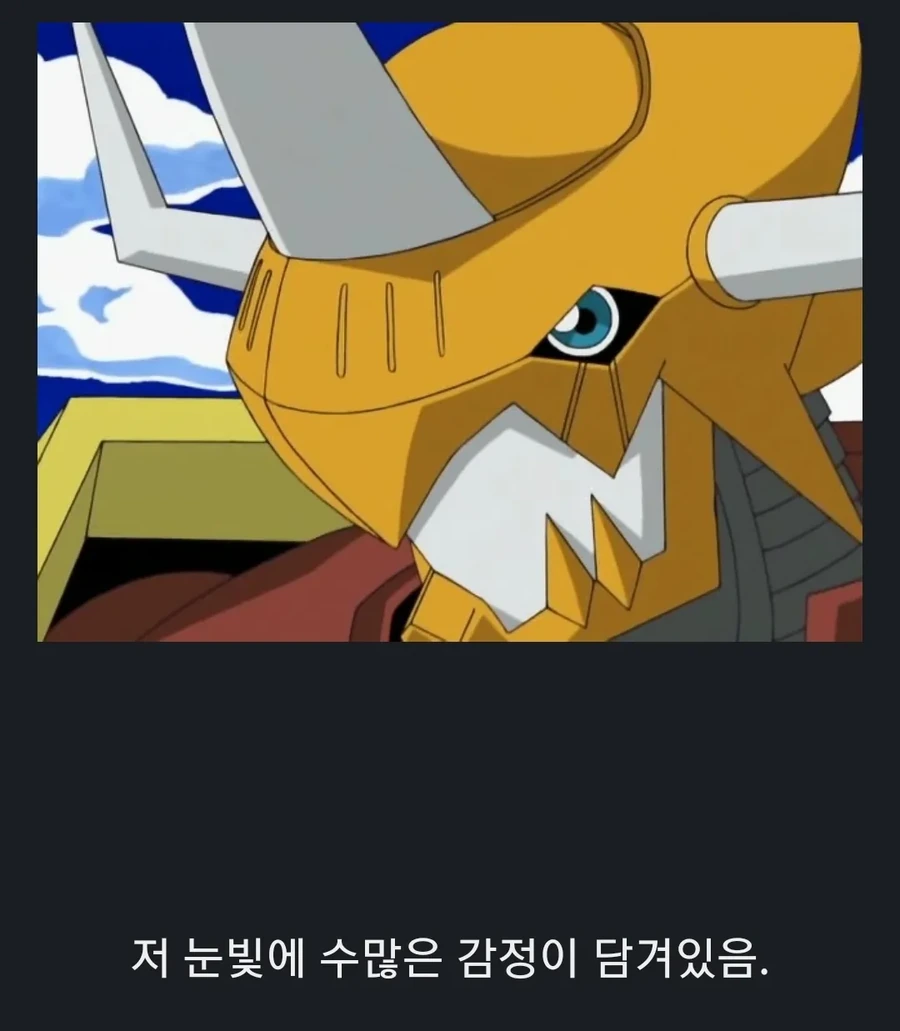 디지몬)뻘하게 웃긴 표정