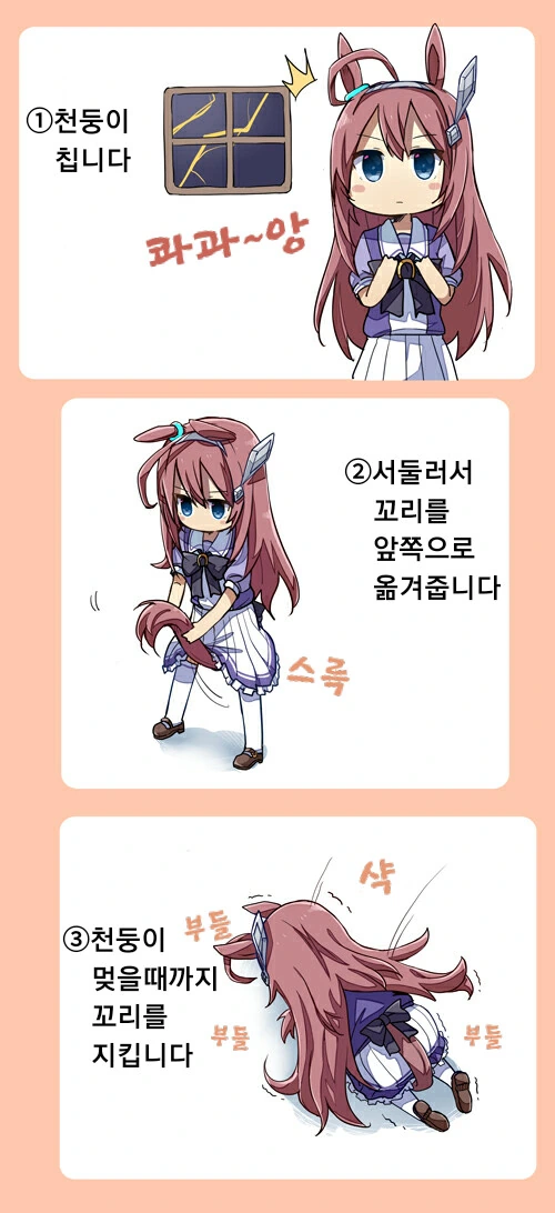 말딸)꼬리격납 모드
