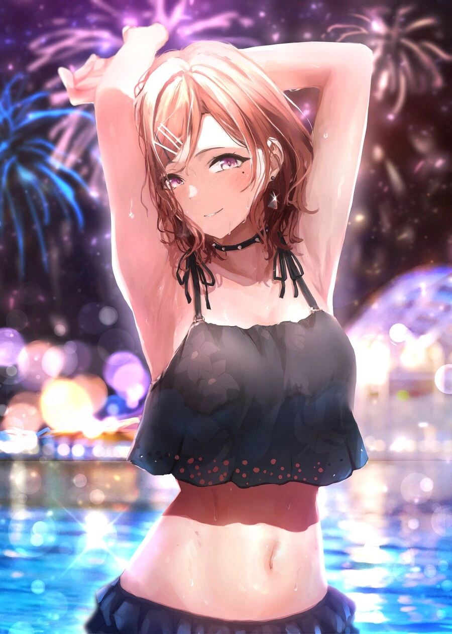 @) 수영복 겨드랑이 마도카